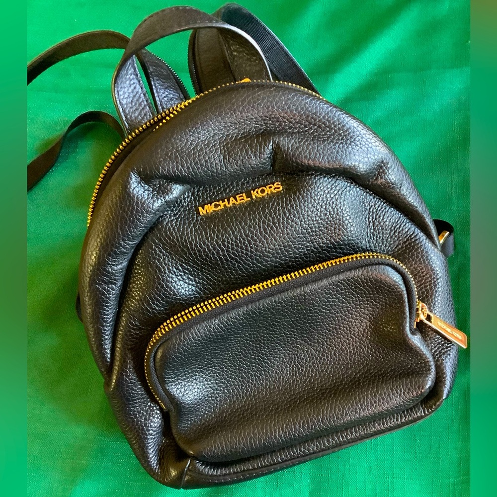Like NEW, barely used Michael Kors Mini Backpack Purse